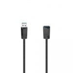 Hama Kabel USB-forlenger 3.0 5 Gbit/s 1.5m Svart