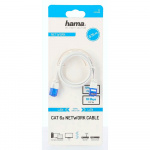 Hama Nettverkskabel CAT6a Slim U/UTP 0.75m Hvit Hama Nettverkskabel CAT6a Slim U/UTP 0.75m Hvit
