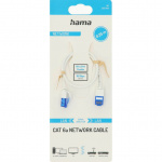 Hama Cable Network CAT6a Slim U/UTP 0.25m White