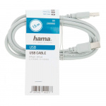 Hama USB-kabel 2.0 Grå 1,5m 25-pak Hama USB-kabel 2.0 Grå 1,5m 25-pak