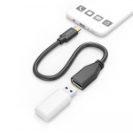 Hama Adapterkabel USB OTG USB-C til USB-A Svart Hama Adapterkabel USB OTG USB-C til USB-A Svart