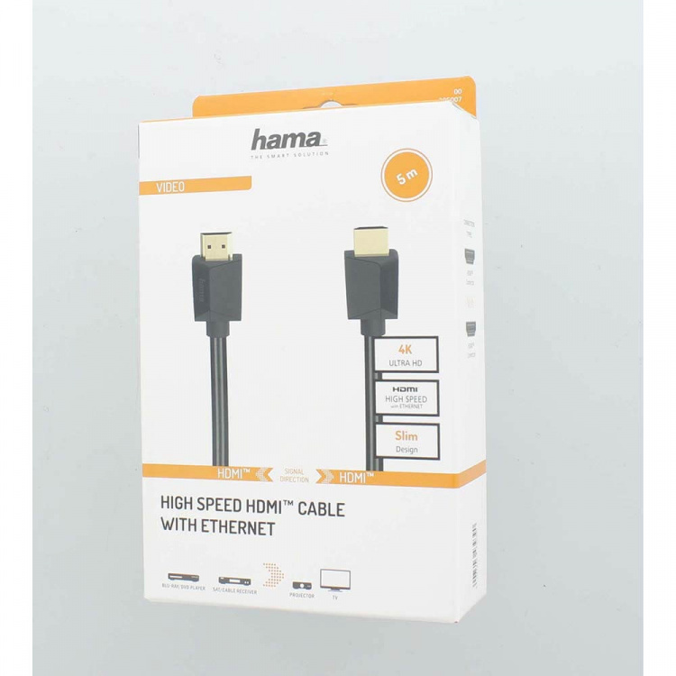 Hama HDMI Kabel High Speed 4K 18 Gbit/s 5.0m Hama HDMI Kabel High Speed 4K 18 Gbit/s 5.0m