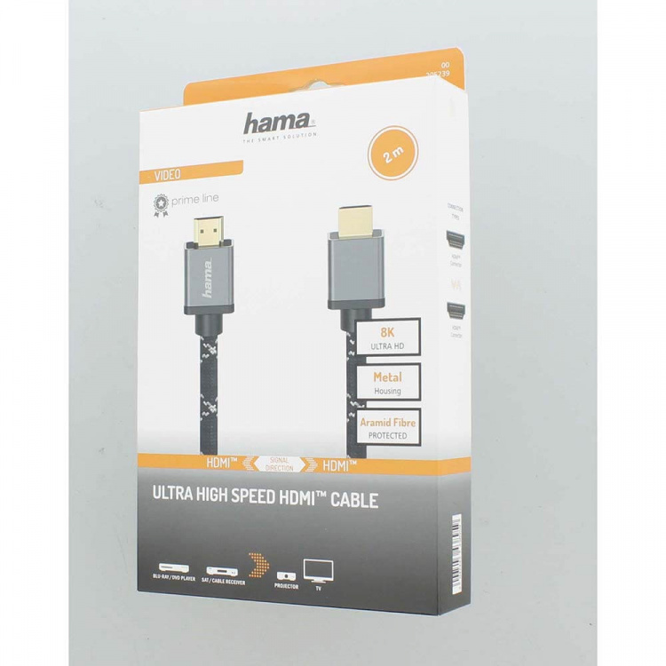 Hama Kabel HDMI Ultra High Speed 8K 48Gbit/s Metall 2.0m Hama Kabel HDMI Ultra High Speed 8K 48Gbit/s Metall 2.0m