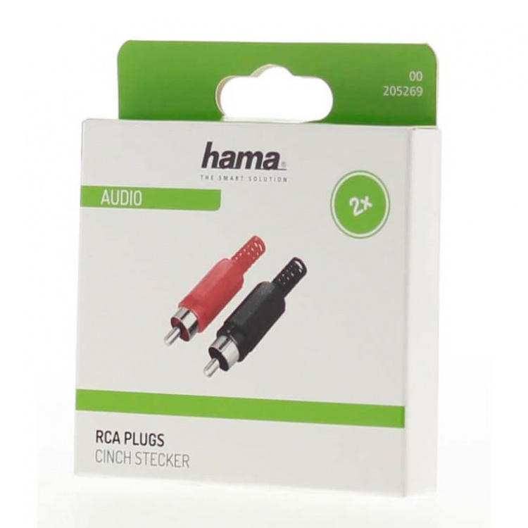 Hama Hann RCA Loddebar Hann 2-pakning