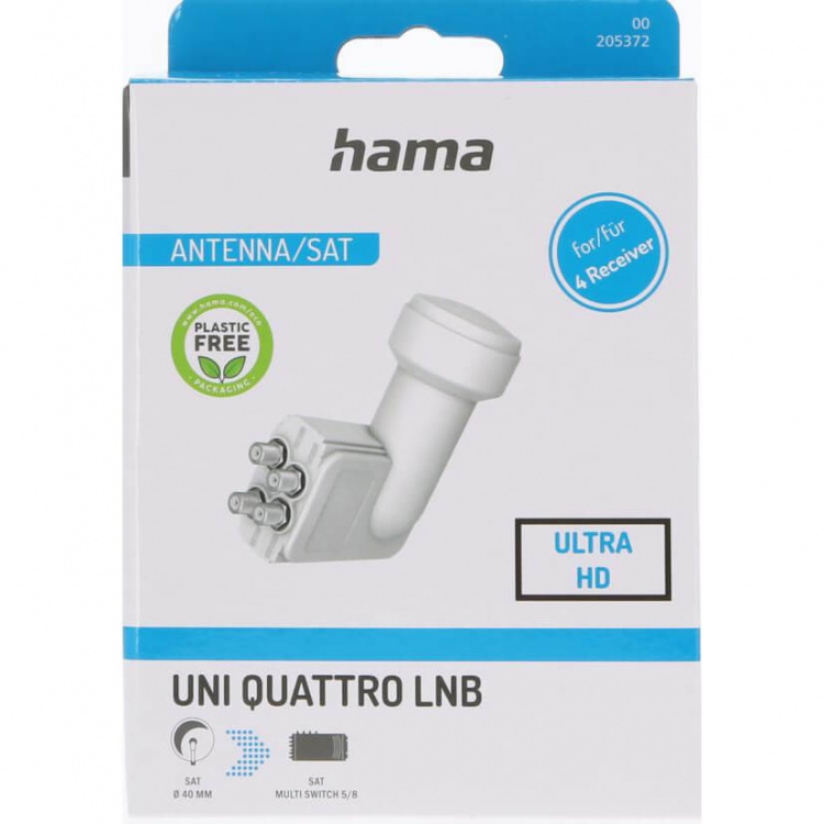 Hama Universal LNB Quattro Hvit