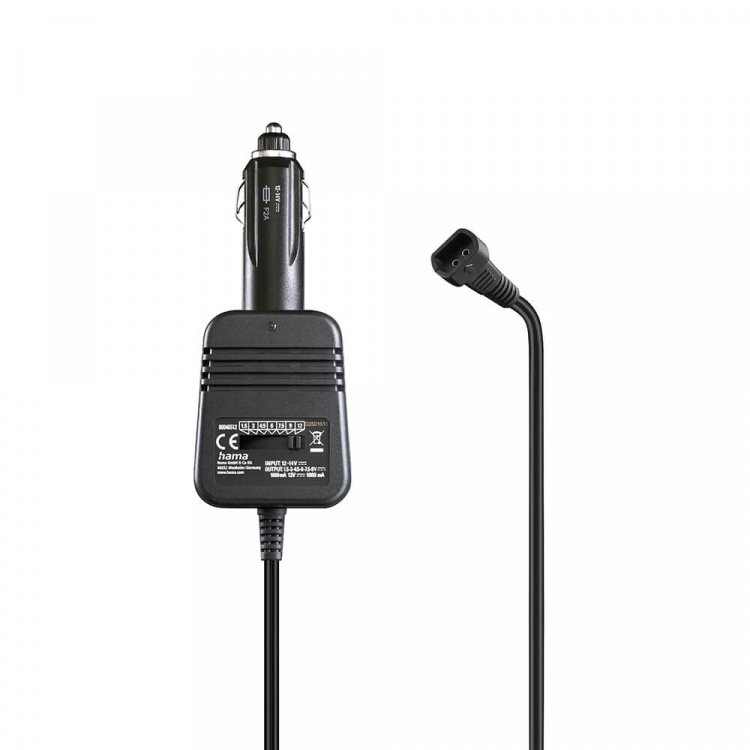 Hama Strømforsyningsenhet for Biler 12V 1000mA Hama Strømforsyningsenhet for Biler 12V 1000mA