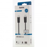Hama Kabel USB A-A Svart 1.5m
