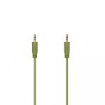 Hama Lydkabel Flexi-Slim 3,5mm-3,5mm Gull Grønn 0,75m Hama Lydkabel Flexi-Slim 3,5mm-3,5mm Gull Grønn 0,75m