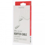 Hama Lydadapter Lightning till 3,5 mm Hvit Hama Lydadapter Lightning till 3,5 mm Hvit