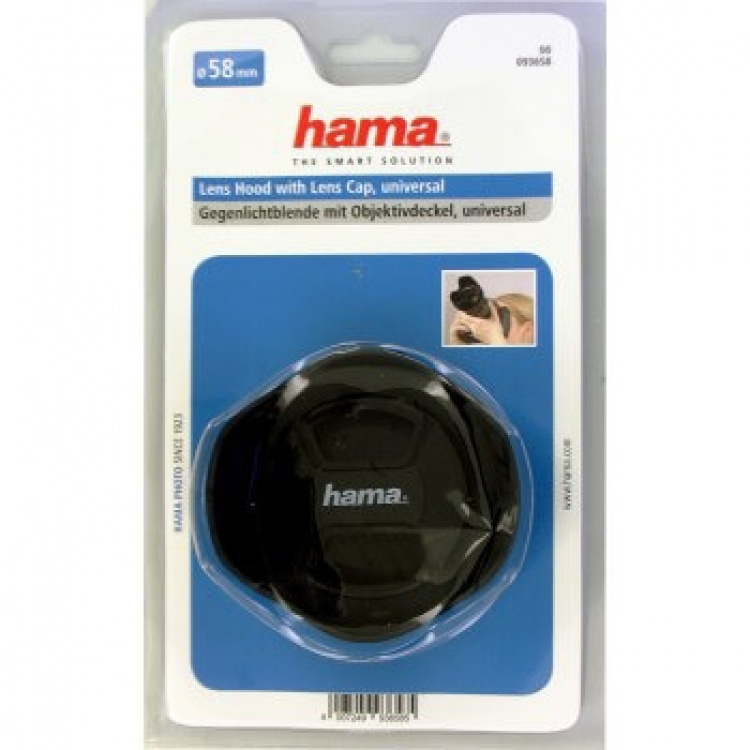 Hama Motljusskydd Universal Med lock 58mm