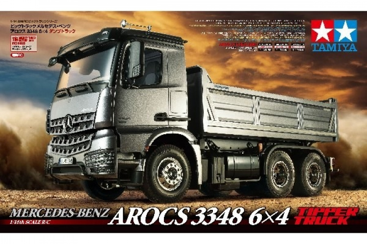 Tamiya 1/14 R/C Mercedes-Benz Arocs 3348 6x4 tippbil Tamiya 1/14 R/C Mercedes-Benz Arocs 3348 6x4 tippbil