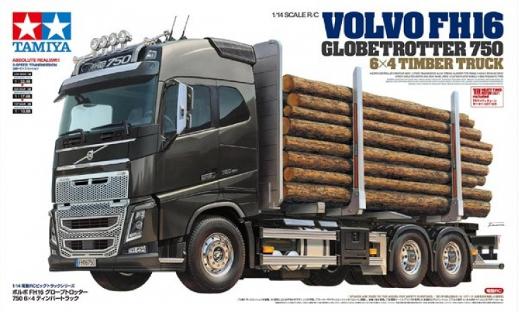 Tamiya 1:14 R/C Volvo FH16 Globetrotter 750 6x4 Timber Truck 1:14 R/C Volvo FH16 Globetrotter 750 6x4 Timber Tr Tamiya 1:14 R/C Volvo FH16 Globetrotter 750 6x4 Timber Truck 1:14 R/C Volvo FH16 Globetrotter 750 6x4 Timber Tr
