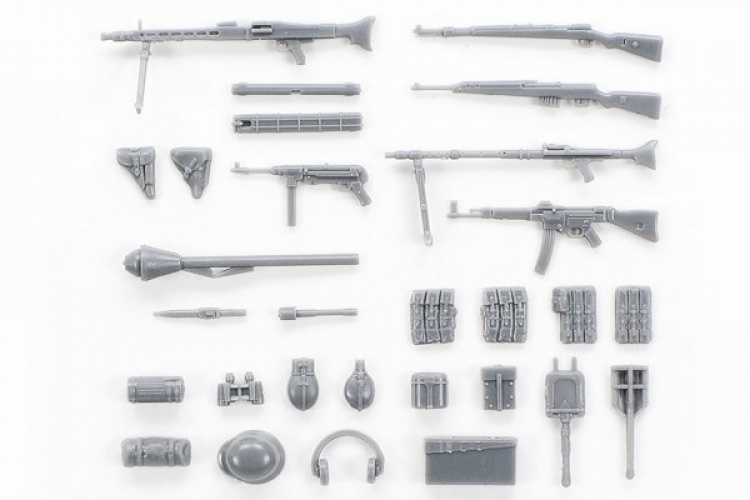 Tamiya 1/48 sett med infanteri fra Wehrmacht under andre verdenskrig