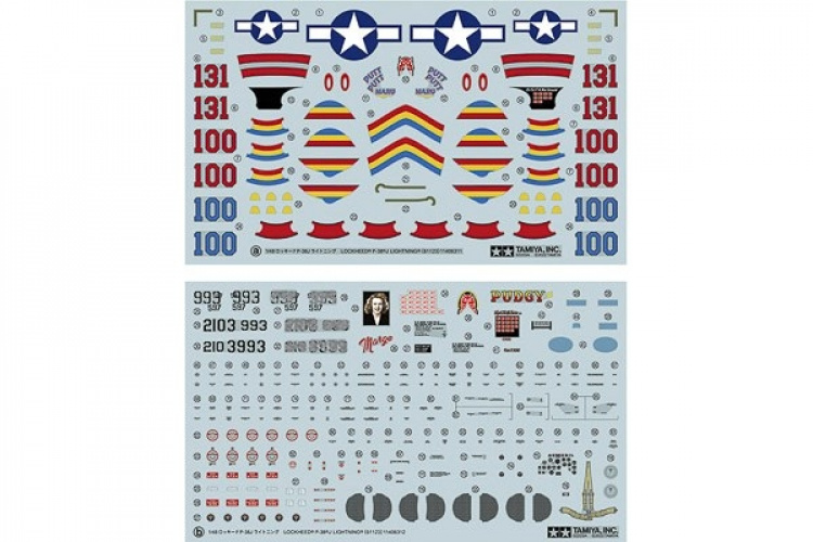 Tamiya 1/48 Lockheed® P-38®J Lightning® i 1:48