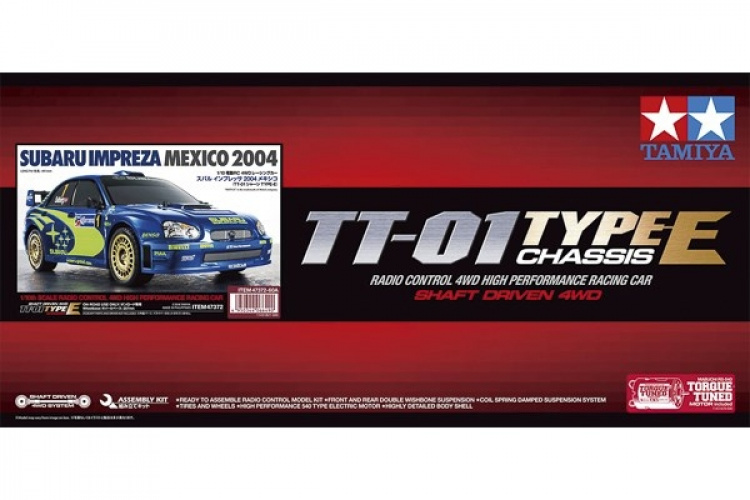 TAMIYA 1/10 R/C Subaru Impreza Mexico 2004 (TT-01 Type-E)