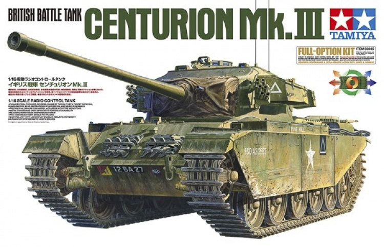 Tamiya 1/16 R/C britisk stridsvogn Centurion Mk.III Tamiya 1/16 R/C britisk stridsvogn Centurion Mk.III