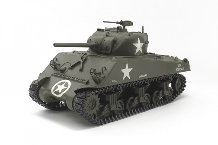 TAMIYA 1/35 R/C U.S. Medium Tank M4A3 Sherman (w/Control) TAMIYA 1/35 R/C U.S. Medium Tank M4A3 Sherman (w/Control)