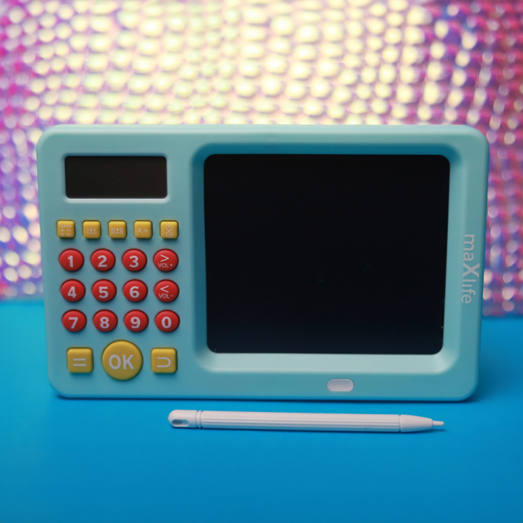 Maxlife MXWB-01 - Tegnebrett med kalkulator, blå Maxlife MXWB-01 - Tegnebrett med kalkulator, blå