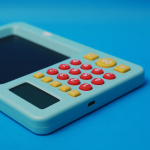 Maxlife MXWB-01 - Tegnebrett med kalkulator, blå Maxlife MXWB-01 - Tegnebrett med kalkulator, blå