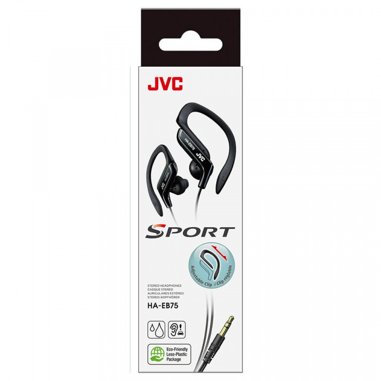 JVC Headphone In-Ear wired Sports Black HA-EB75