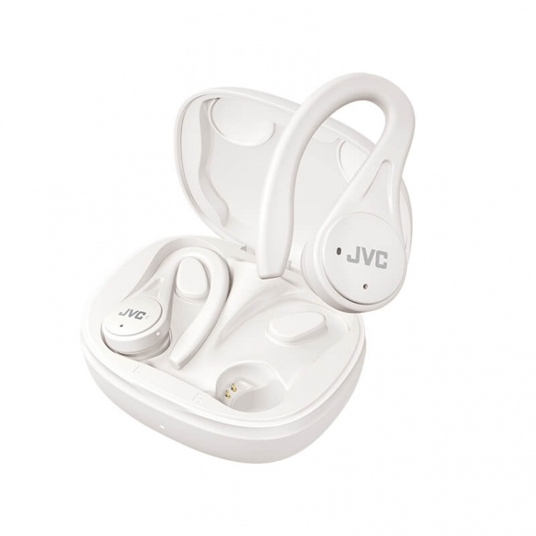 JVC Øretelefoner i øret True Wireless Sports White HA-EC25T-W-U