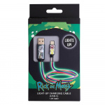 RICK&MORTY USB A til C Light-Up 1,2m Shock RICK&MORTY USB A til C Light-Up 1,2m Shock