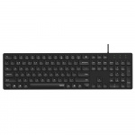 Rapoo Tastatur NK8020 USB Kablet Svart