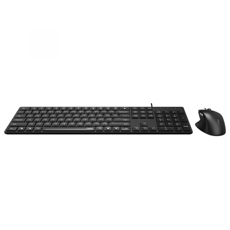 Rapoo Tastatur/Musesett NX8020 Kablet Svart Rapoo Tastatur/Musesett NX8020 Kablet Svart