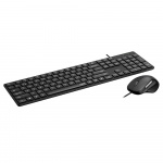 Rapoo Tastatur/Musesett NX8020 Kablet Svart Rapoo Tastatur/Musesett NX8020 Kablet Svart