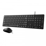 Rapoo Tastatur/Musesett NX8020 Kablet Svart Rapoo Tastatur/Musesett NX8020 Kablet Svart