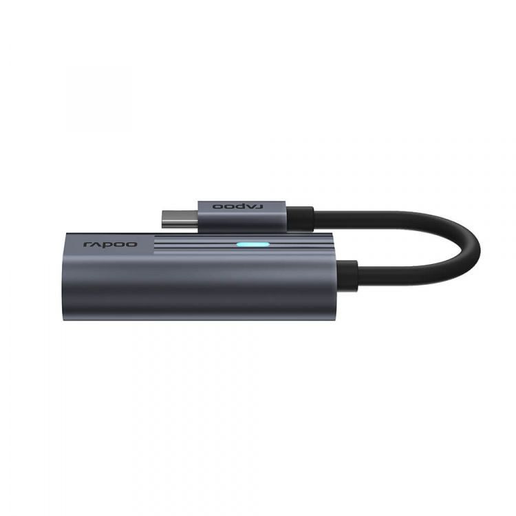 Rapoo Adapter USB-C UCA-1002 USB-C til 3.5 mm Lyd Rapoo Adapter USB-C UCA-1002 USB-C til 3.5 mm Lyd