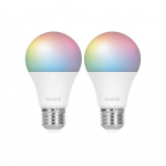 Hombli Smart lampe E27 9W RGB Promo 2-pakning CCT Hombli Smart lampe E27 9W RGB Promo 2-pakning CCT
