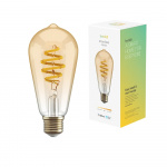 Hombli Smart lampe Filament E27 ST64-Amber CCT Hombli Smart lampe Filament E27 ST64-Amber CCT