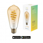 Hombli Smart lampe Filament E27 ST64-Amber CCT Hombli Smart lampe Filament E27 ST64-Amber CCT