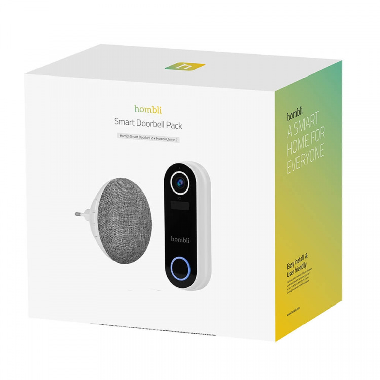 Hombli Smart dørklokkepakke hvit Hombli Smart dørklokkepakke hvit
