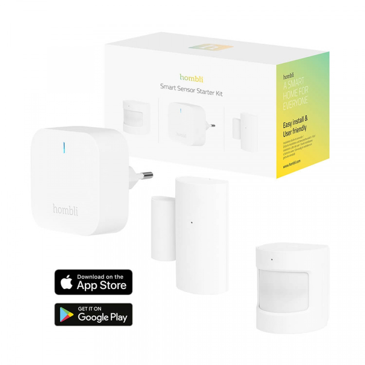 Hombli Smart Bluetooth Sensor Starter Kit Hvit Hombli Smart Bluetooth Sensor Starter Kit Hvit