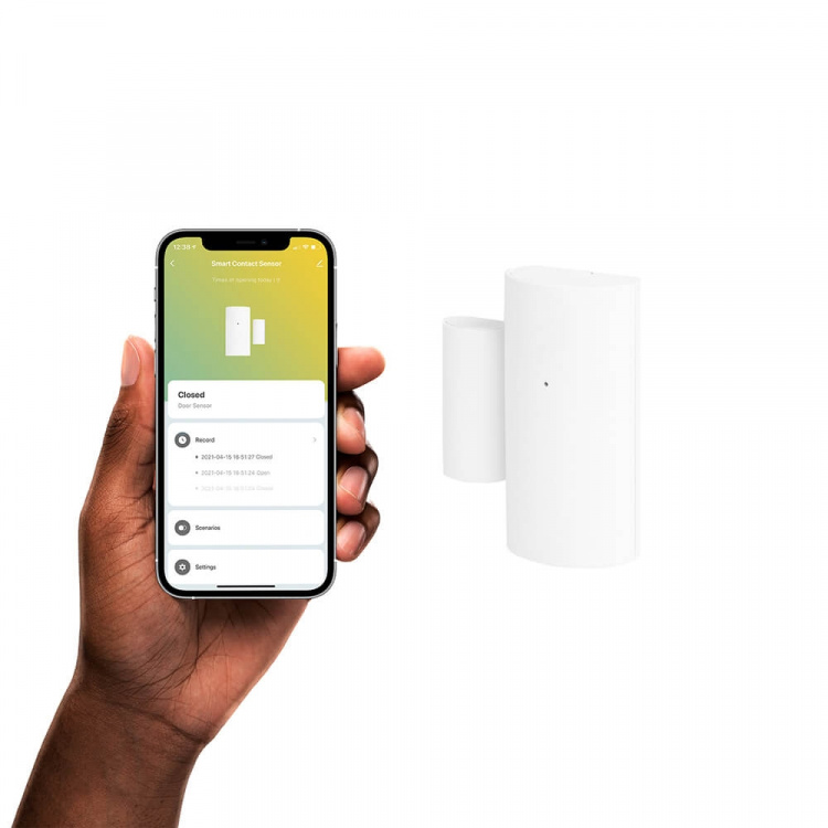 Hombli Smart Bluetooth-kontaktsensor hvit Hombli Smart Bluetooth-kontaktsensor hvit