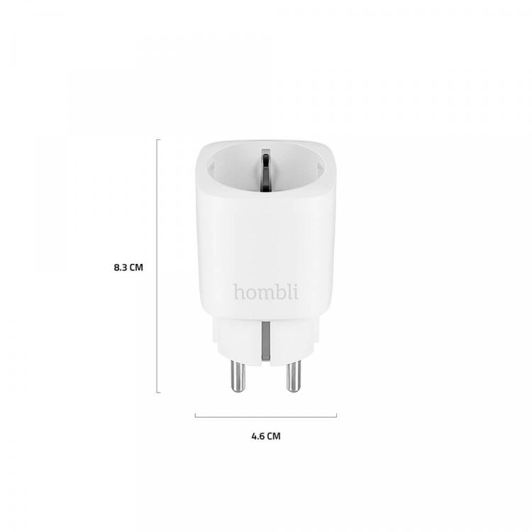 Hombli EU Smart Plugg Hvit Hombli EU Smart Plugg Hvit