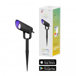 Hombli Smart Utendørs Spotlight 1-pak RGB CCT Svart