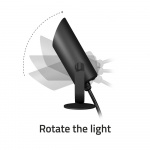 Hombli Smart Utendørs Spotlight 1-pak RGB CCT Svart