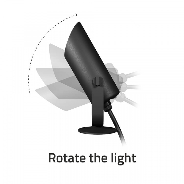 Hombli Smart Utendørs Spotlight 1-pak RGB CCT Svart Hombli Smart Utendørs Spotlight 1-pak RGB CCT Svart