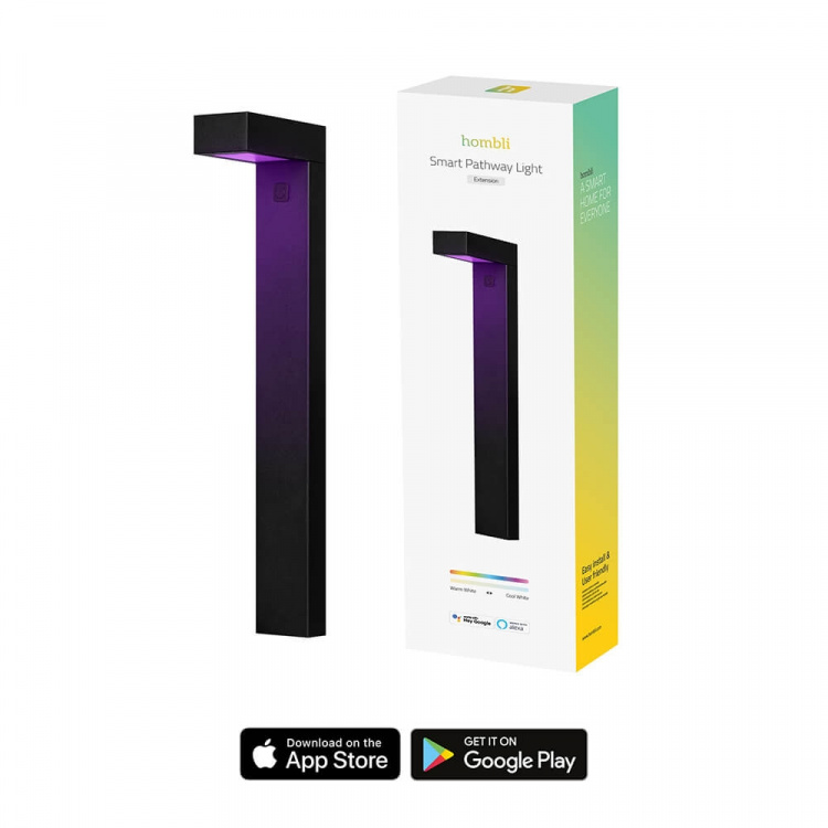 Hombli Smart stibelysning 1-pakning RGB CCT Svart