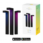 Hombli Smart stibelysning 3-pakning RGB CCT Svart Hombli Smart stibelysning 3-pakning RGB CCT Svart