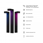 Hombli Smart stibelysning 3-pakning RGB CCT Svart Hombli Smart stibelysning 3-pakning RGB CCT Svart