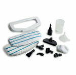 Ariete Dampmopp 10 i 1 sammenleggbar - hvit/blå- FYNDVARA 