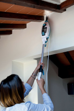 Ariete Dampmopp 10 i 1 sammenleggbar - hvit/blå- FYNDVARA 