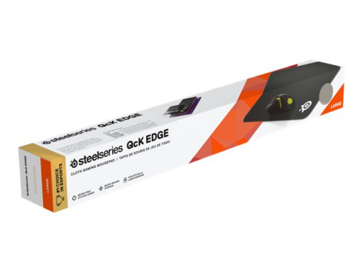 SteelSeries Qck Edge - musematte stor, svart SteelSeries Qck Edge - musematte stor, svart