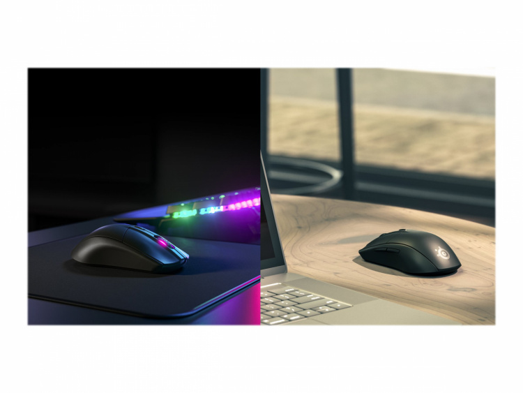 SteelSeries Rival 3 Wireless - trådløs optisk spillmus, svart SteelSeries Rival 3 Wireless - trådløs optisk spillmus, svart