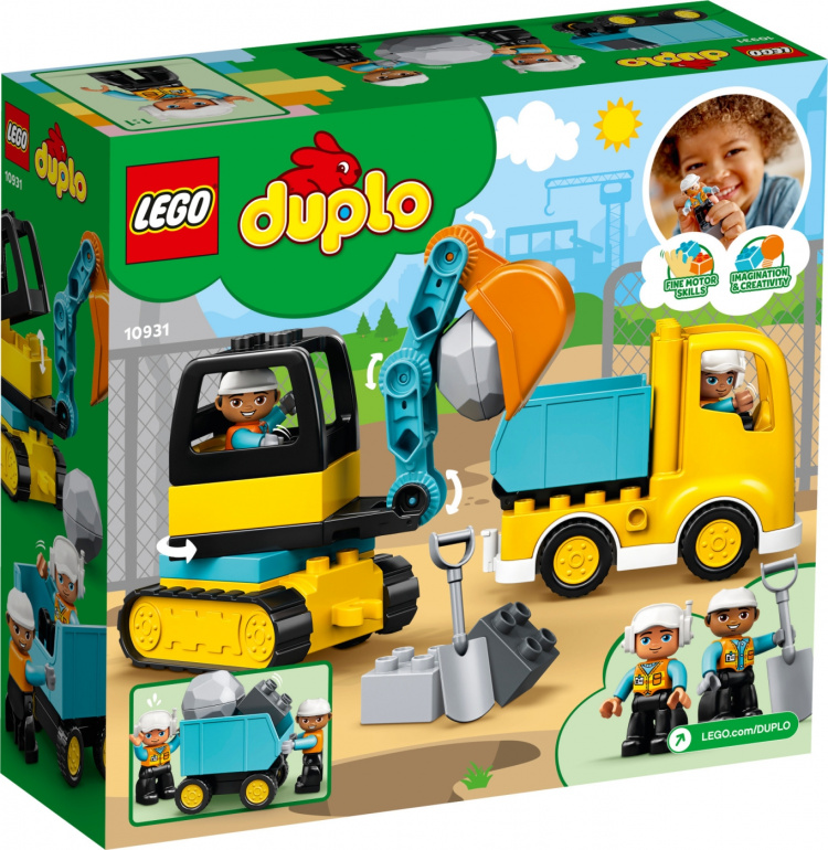 Lego DUPLO Town 10931 - Lastebil og gravemaskin