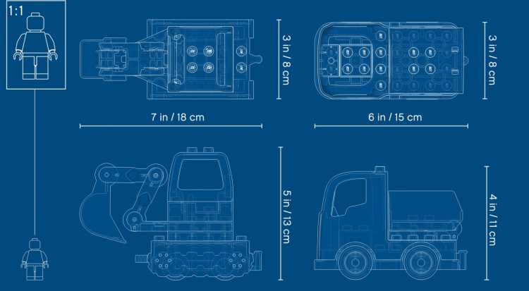 Lego DUPLO Town 10931 - Lastebil og gravemaskin
